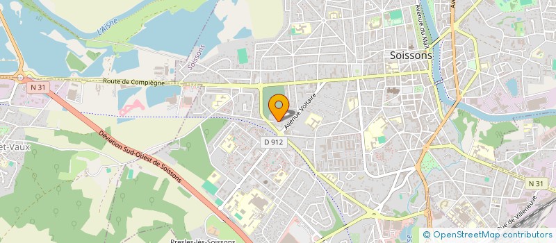 localisation de l'entreprise IB FOOD SOISSONS  CUISE-LA-MOTTE