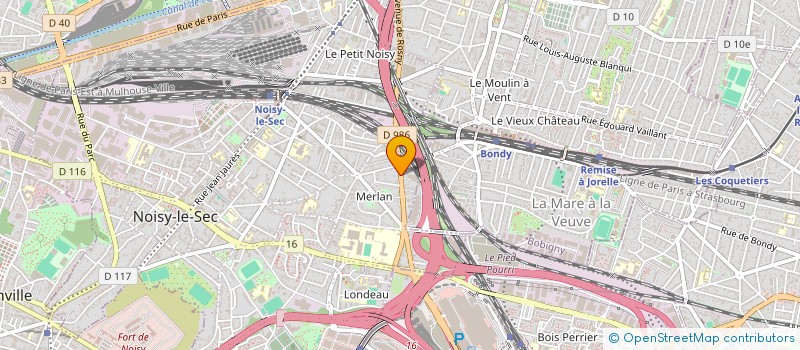 localisation de l'entreprise IB FRANCE à NOISY-LE-SEC