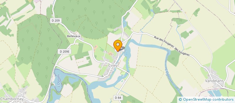 localisation de l'entreprise IB HABITAT  CIREY