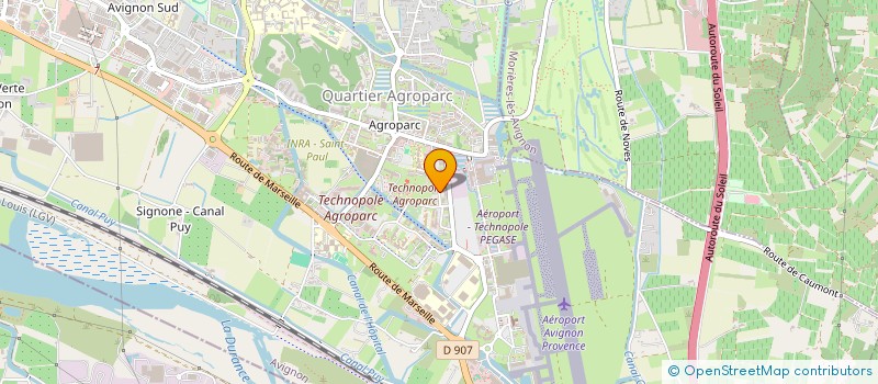 localisation de l'entreprise IB INVEST à AVIGNON