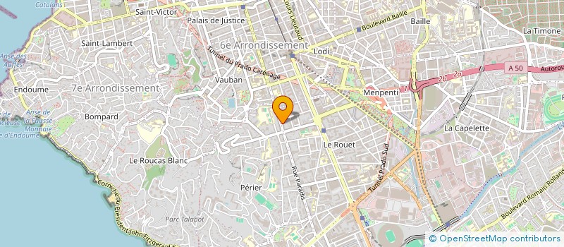 localisation de l'entreprise IB INVESTIMMO à MARSEILLE