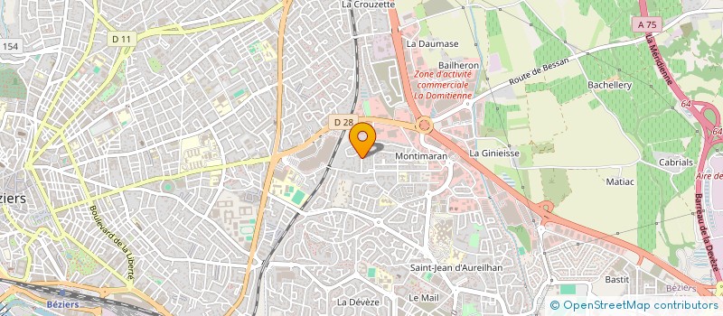 localisation de l'entreprise IB ONE HOLDING à BEZIERS
