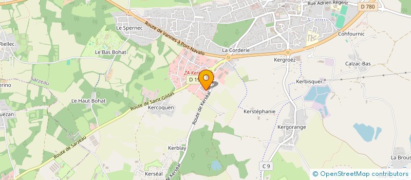 localisation de l'entreprise IB PRESTIGE  SARZEAU