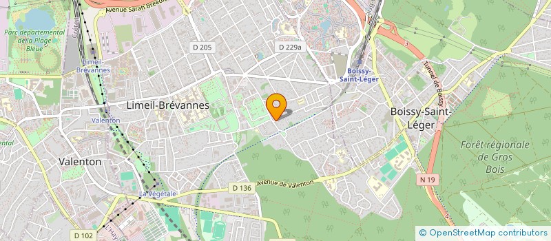 localisation de l'entreprise IB PRESTIGE  LIMEIL-BREVANNES