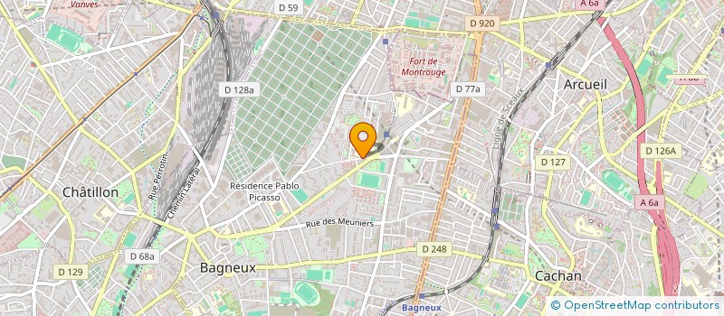 localisation de l'entreprise IB PRODUCTIONS à BAGNEUX