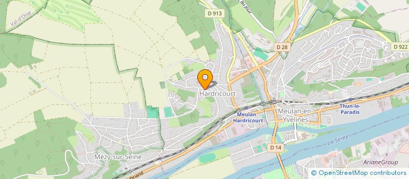 localisation de l'entreprise IB PROTECTION FRANCE à HARDRICOURT