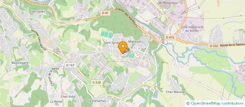 localisation de l'entreprise IB SERVICE à VIENNE
