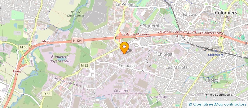 localisation de l'entreprise IB SERVICES à COLOMIERS