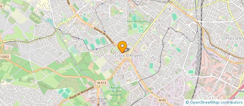 localisation de l'entreprise IB SUD PEINTURE  MONTPELLIER