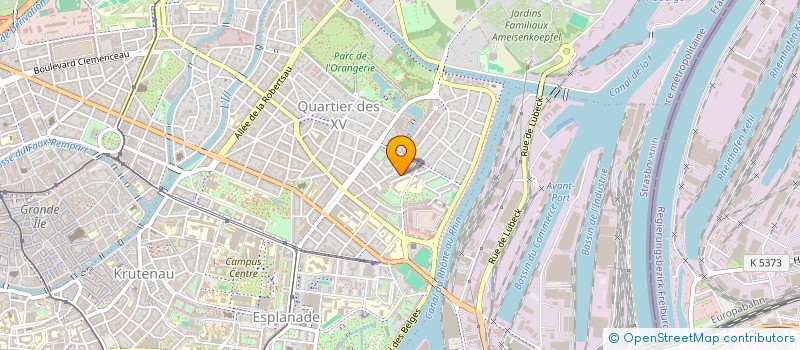 localisation de l'entreprise IB TAXI 67 à STRASBOURG
