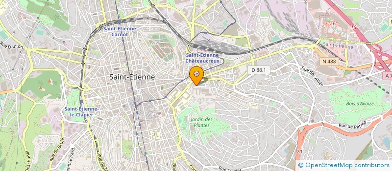 localisation de l'entreprise IB TECH à SAINT-ETIENNE