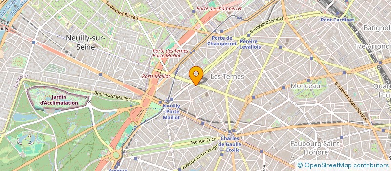 localisation de l'entreprise IB TERNES  PARIS