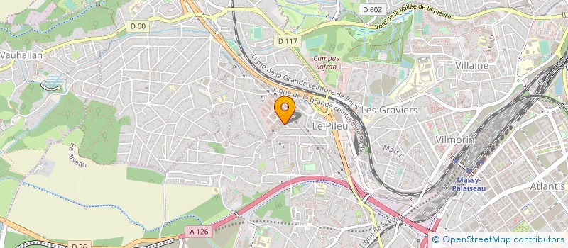 localisation de l'entreprise IB TRANS à MASSY