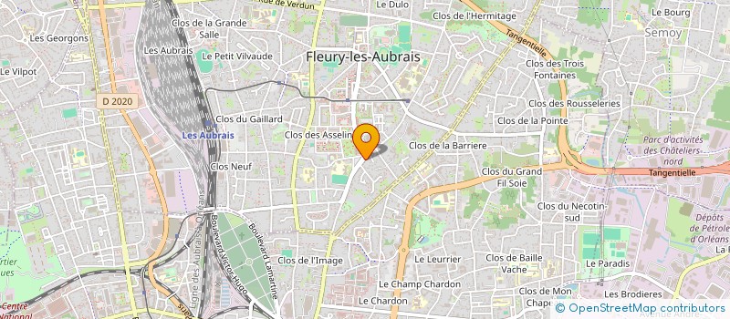 localisation de l'entreprise IB-TRANSPORT à FLEURY-LES-AUBRAIS