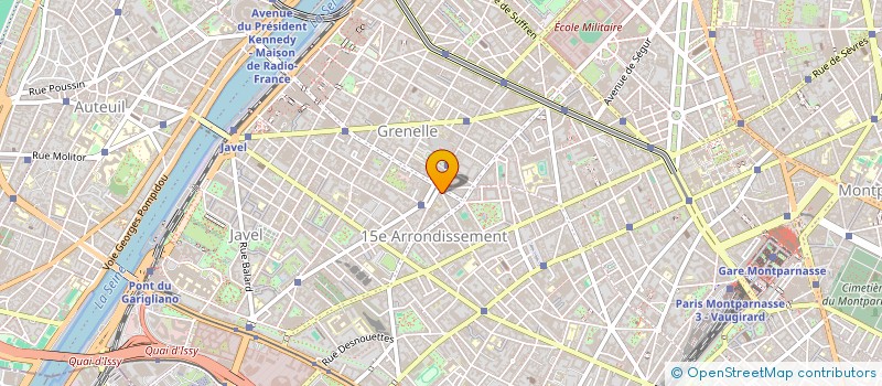 localisation de l'entreprise IB XVEME SARL  PARIS