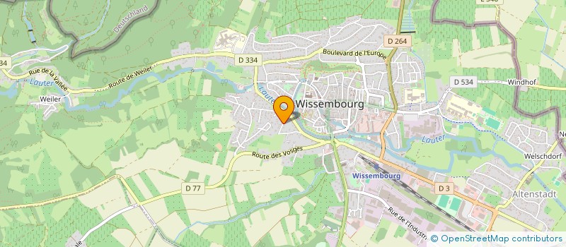 localisation de l'entreprise IB2 MEDIA  WISSEMBOURG