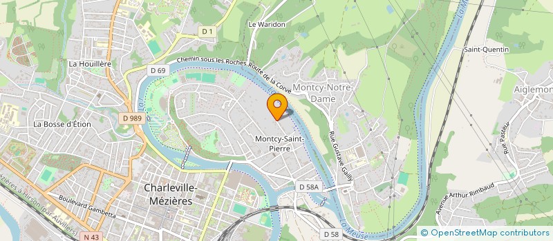 localisation de l'entreprise IB2A à CHARLEVILLE-MEZIERES