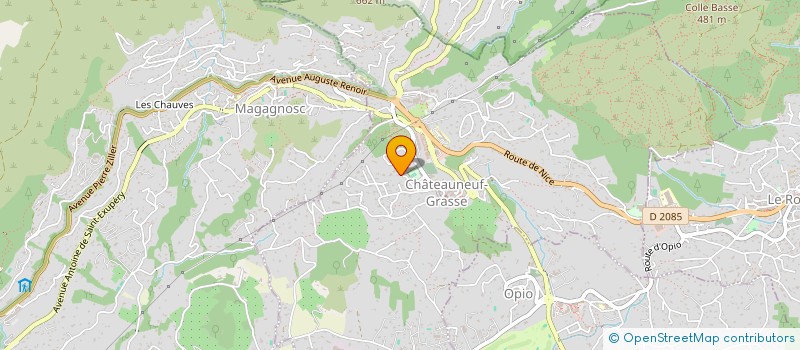 localisation de l'entreprise IB2D  CHATEAUNEUF-GRASSE