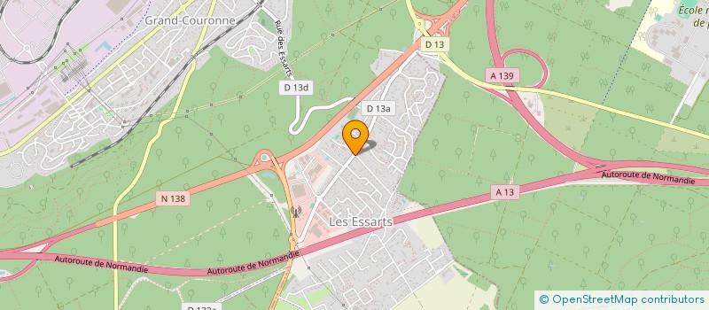 localisation de l'entreprise IB2M  GRAND-COURONNE