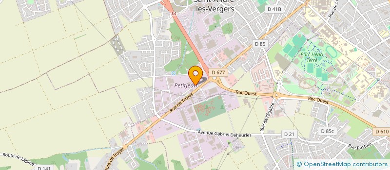 localisation de l'entreprise IB3 DIAG à SAINT-ANDRE-LES-VERGERS