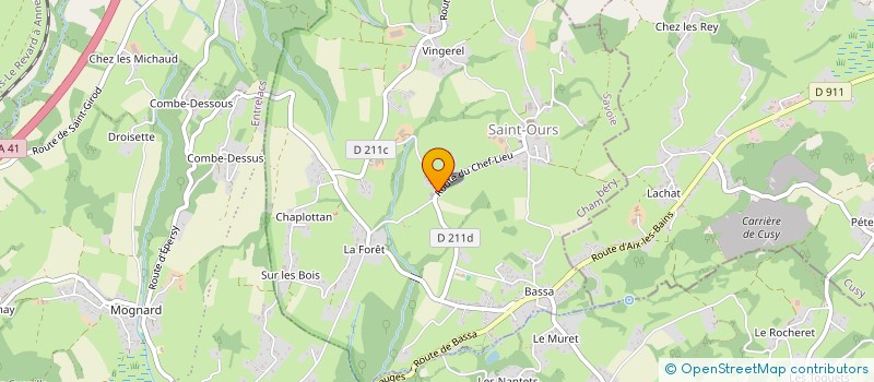 localisation de l'entreprise IB4A  SAINT-OURS