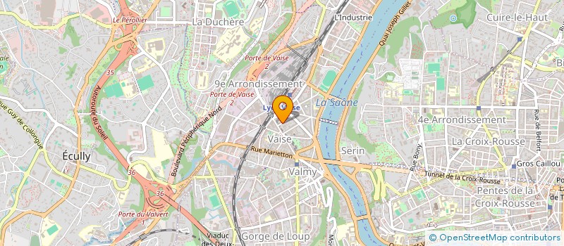 localisation de l'entreprise IB9  LYON