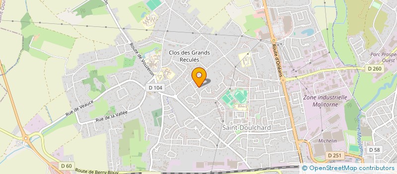 localisation de l'entreprise IBA CONSEILS  SAINT-DOULCHARD