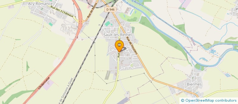 localisation de l'entreprise IBA EXPANSION  SAULT-LES-RETHEL