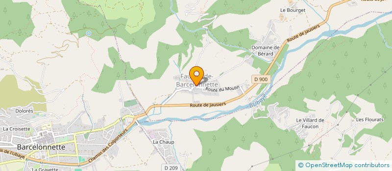localisation de l'entreprise IBA-IMMOBILIER .COM à BARCELONNETTE