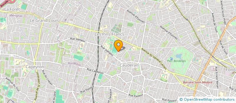 localisation de l'entreprise IBACA  BORDEAUX