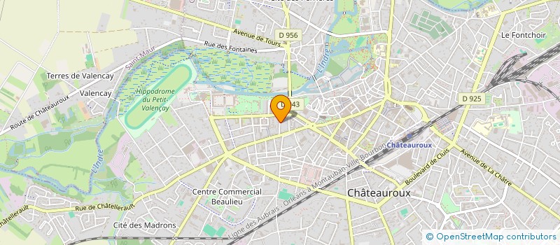 localisation de l'entreprise IBAFOURIE à CHATEAUROUX