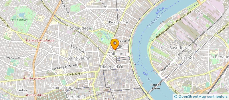 localisation de l'entreprise IBAG REGIE à BORDEAUX
