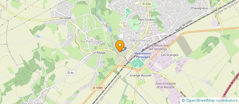 localisation de l'entreprise IBAH à MEXIMIEUX