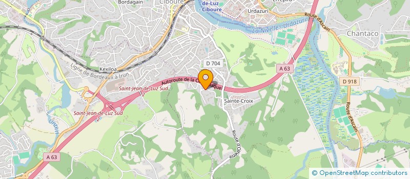 localisation de l'entreprise IBAI ALDE  CIBOURE