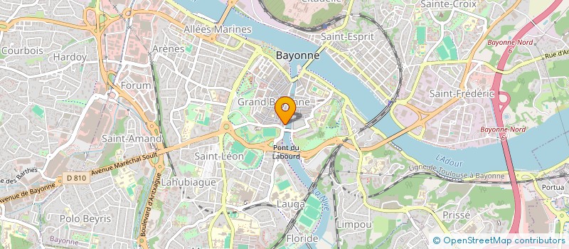 localisation de l'entreprise IBAI COIFFURE  BAYONNE