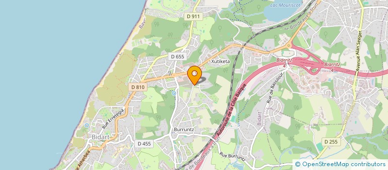 localisation de l'entreprise IBAIA PISCINES  BIDART