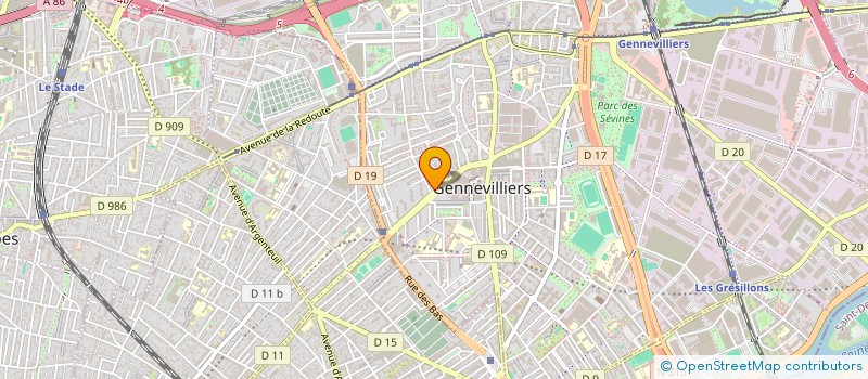 localisation de l'entreprise IBAIR SERVICES à GENNEVILLIERS
