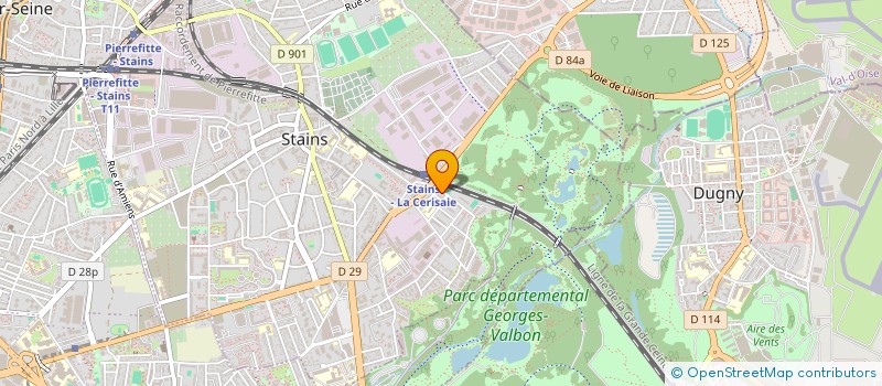 localisation de l'entreprise IBALAN WEB à STAINS