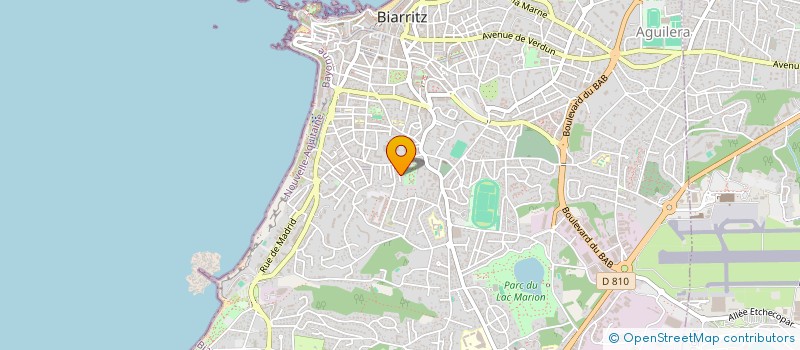 localisation de l'entreprise IBAN HOLDING à BIARRITZ