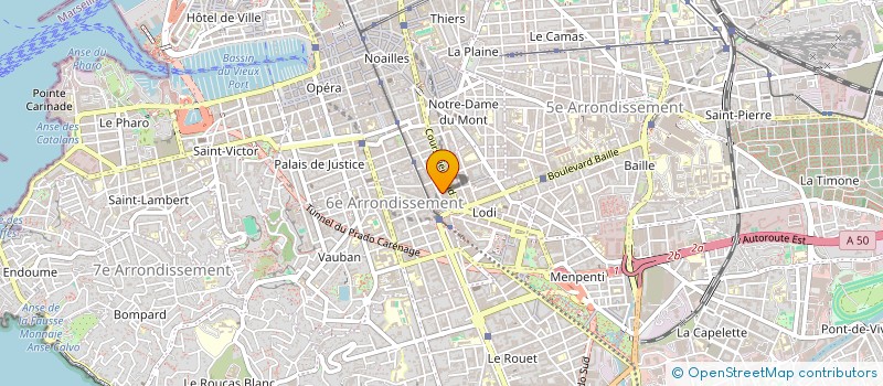 localisation de l'entreprise IBANEZ AVOCAT  MARSEILLE