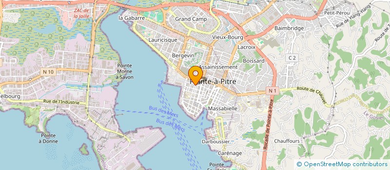 localisation de l'entreprise IBANN' à POINTE-A-PITRE