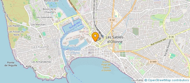 localisation de l'entreprise IBAP à LES SABLES D'OLONNE