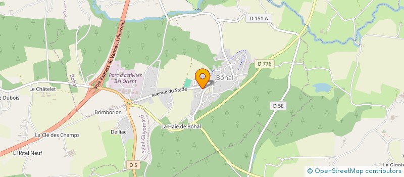 localisation de l'entreprise IBAP  BOHAL