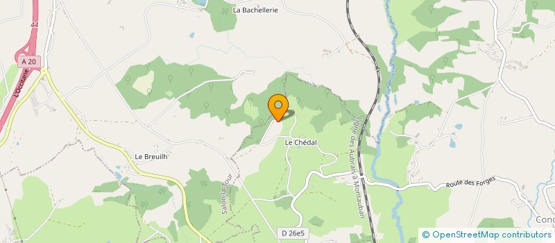 localisation de l'entreprise IBARTIS à SAINT-YBARD