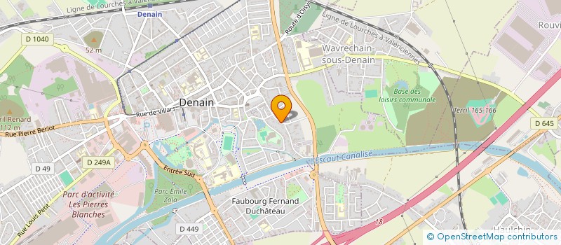 localisation de l'entreprise IBASECURITE PRIVEE  DENAIN