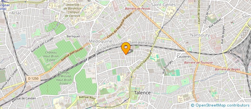 localisation de l'entreprise IBAT TGA à TALENCE