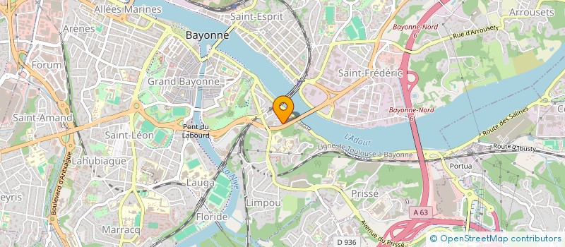 localisation de l'entreprise IBATEX  BAYONNE