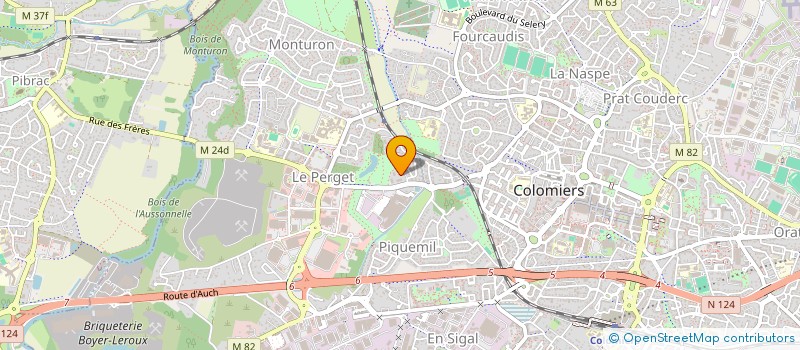 localisation de l'entreprise IBB INTERNATIONAL à COLOMIERS