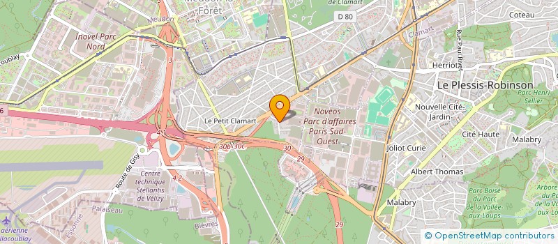 localisation de l'entreprise IBBAT à CLAMART