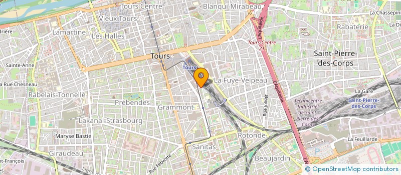 localisation de l'entreprise IBC EXPRESS  TOURS